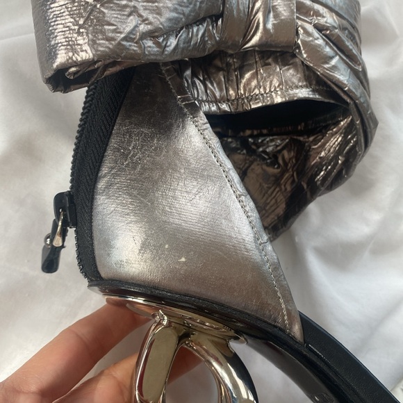 Balmain Ivy Wrap Chain Heel Sandal Runway shoe 38 preloved - Picture 17 of 17